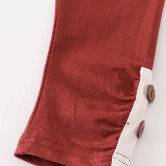 Boutique Thanksgiving Turkey Girls Tunic & Leggings Outfit Set - Picture 5 of 7